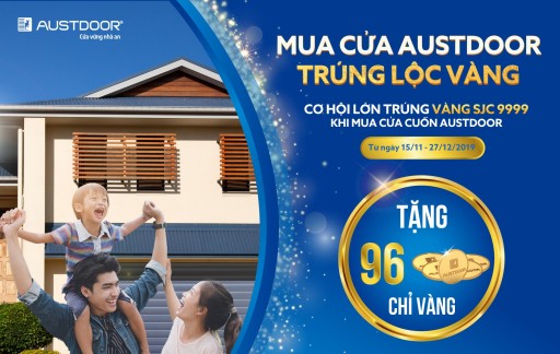 Danh sách khách hàng trúng thưởng Lộc vàng tuần 1 CTKM Mua cửa Austdoor Trúng lộc vàng 2019