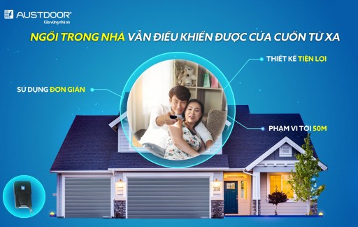 Tiện lợi hơn với điều khiển cửa cuốn từ xa Austdoor