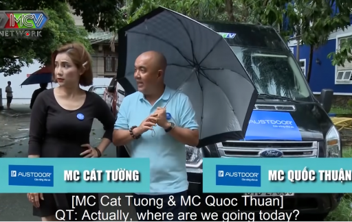 Cửa cuốn Austdoor tài trợ chương trình Gõ Cửa Thăm Nhà - HTV7