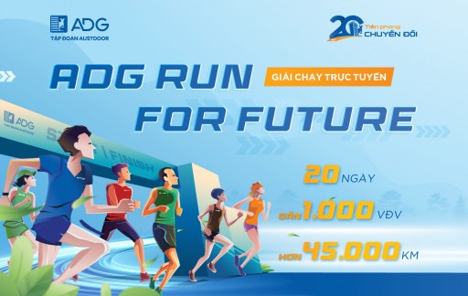 Gần 1000 VĐV chinh phục một vòng trái đất khi tham dự ADG Run for Future