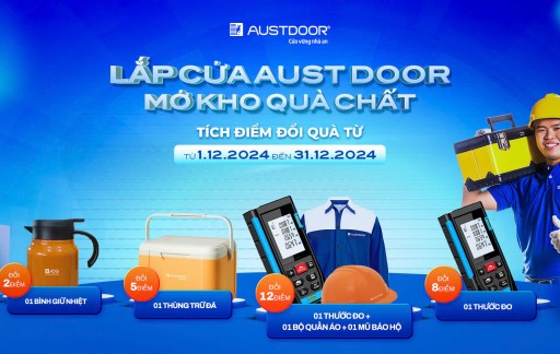 LẮP CỬA AUSTDOOR - MỞ KHO QUÀ CHẤT THÁNG 12