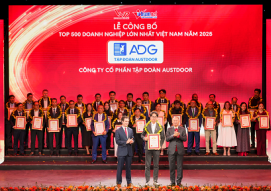 TẬP ĐOÀN AUSTDOOR TIẾP TỤC KHẲNG ĐỊNH VỊ THẾ TRONG TOP 500 DOANH NGHIỆP LỚN NHẤT VIỆT NAM NĂM 2025