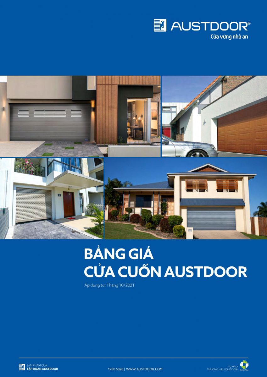 Bảng giá cửa cuốn Austdoor tháng 10 năm 2021